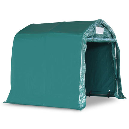 Garagetält PVC 2,4x2,4 m grön