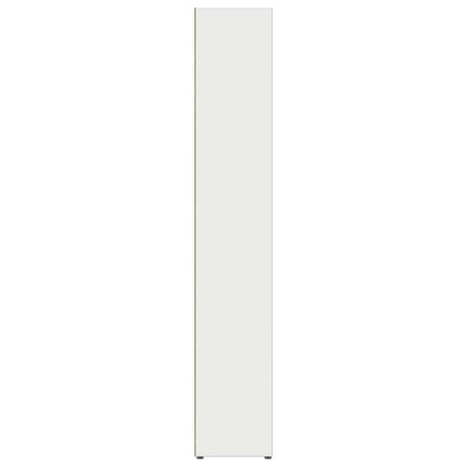 CD-hyllor 2 st vit 21x16x93,5 cm konstruerat trä