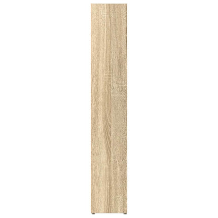 CD-hyllor 2 st sonoma-ek 21x16x93,5 cm spånskiva