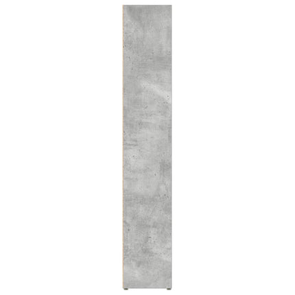 CD-hyllor 2 st betonggrå 21x16x93,5 cm spånskiva