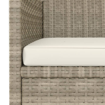 Trädgårdsstolar och pallar 4 delar konstrotting beige
