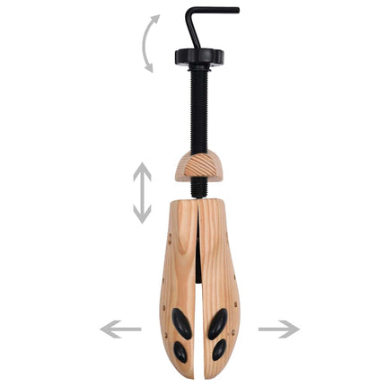 Skoblock stl. 36-40 massiv furu