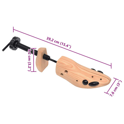Skoblock stl. 36-40 massiv furu