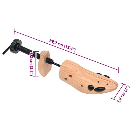 Skoblock stl. 41-46 massiv furu