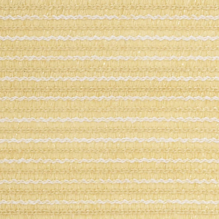 Balkongskärm beige 75x600 cm HDPE