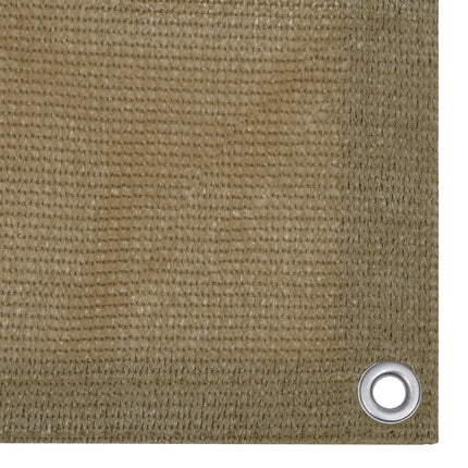 Balkongskärm taupe 75x600 cm HDPE