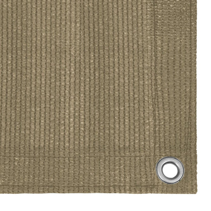 Balkongskärm taupe 90x300 cm HDPE