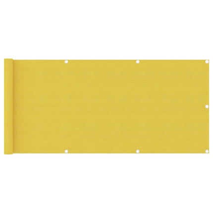 Balkongskärm vit 75x500 cm HDPE