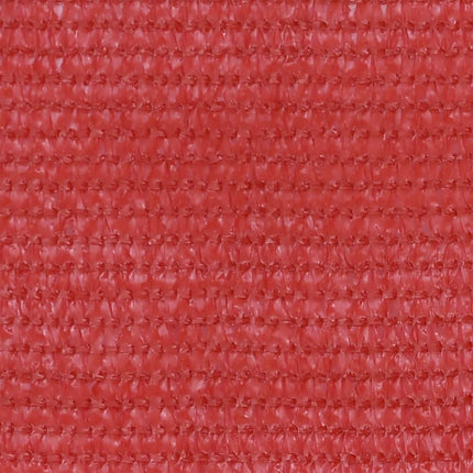 Balkongskärm röd 75x300 cm HDPE