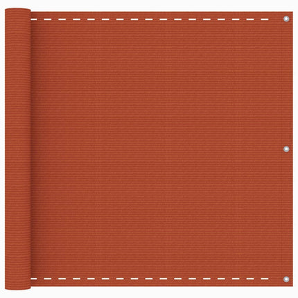 Balkongskärm orange 90x400 cm HDPE
