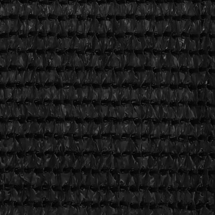 Balkongskärm svart 75x600 cm HDPE