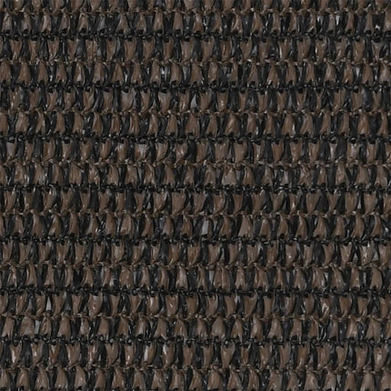 Balkongskärm brun 75x500 cm HDPE