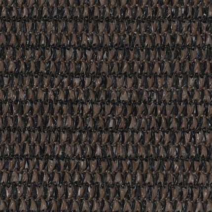 Balkongskärm brun 120x600 cm HDPE