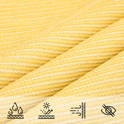 Solsegel 160 g/m² beige 2,5x2,5 m HDPE