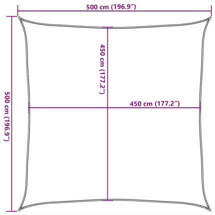 Solsegel 160 g/m² vit 5x5 m HDPE