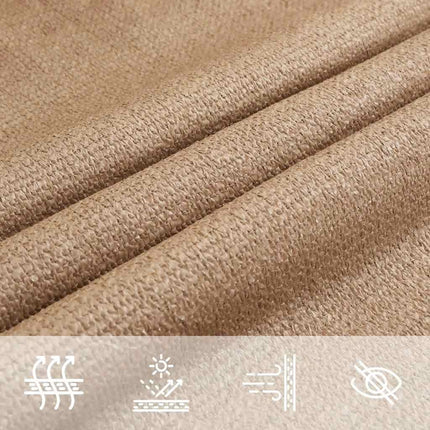 Solsegel 160 g/m² taupe 3x4,5 m HDPE