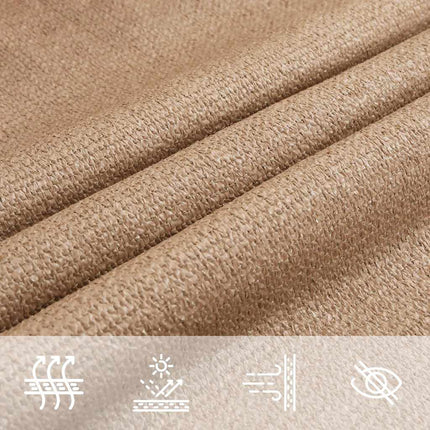 Solsegel 160 g/m² taupe 3/4x2 m HDPE