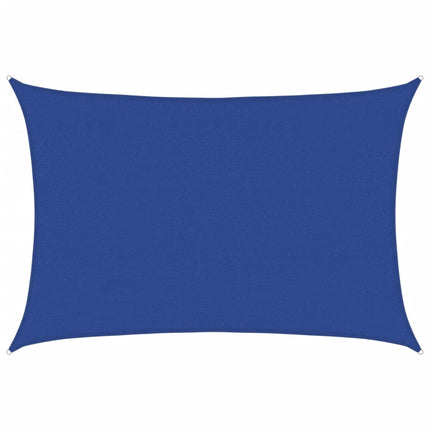 Solsegel 160 g/m² rektangulär blå 4x5 m HDPE