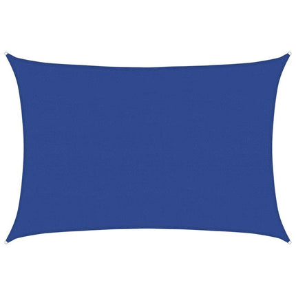 Solsegel 160 g/m² rektangulär blå 5x6 m HDPE