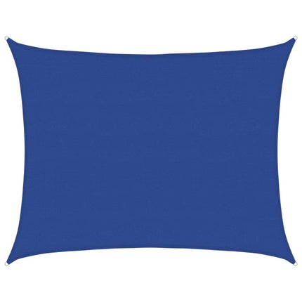 Solsegel 160 g/m² rektangulär blå 6x7 m HDPE