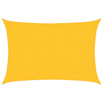 Solsegel 160 g/m² rektangulär gul 2x2,5 m HDPE