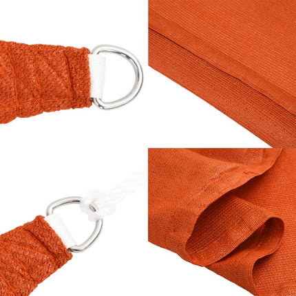 Solsegel 160 g/m² orange 3,5x5 m HDPE