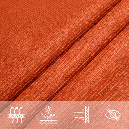 Solsegel 160 g/m² rektangulär orange 4x5 m HDPE