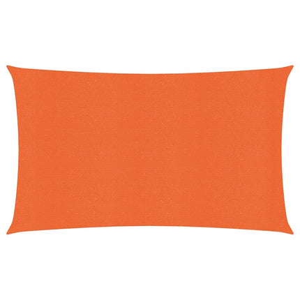 Solsegel 160 g/m² rektangulär orange 4x7 m HDPE