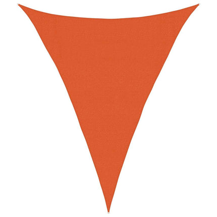 Solsegel 160 g/m² triangulär orange 3x4x4 m HDPE