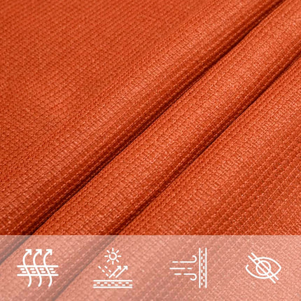Solsegel 160 g/m² orange 4x4x4 m HDPE