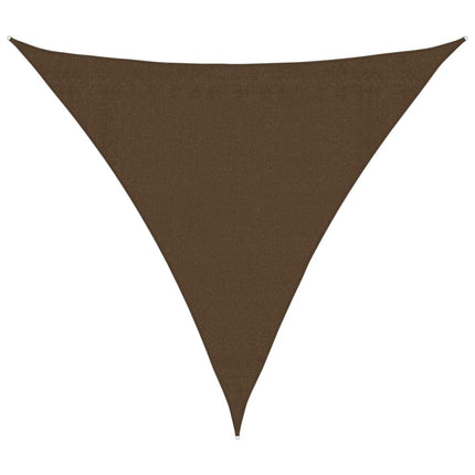 Solsegel 160 g/m² brun 3,6x3,6x3,6 m HDPE