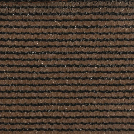 Solsegel 160 g/m² brun 3,6x3,6x3,6 m HDPE