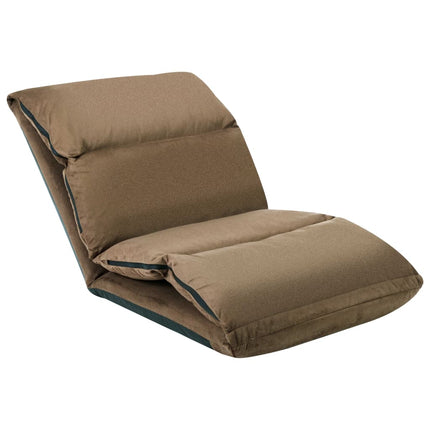Golvstol vikbar taupe mikrofiber