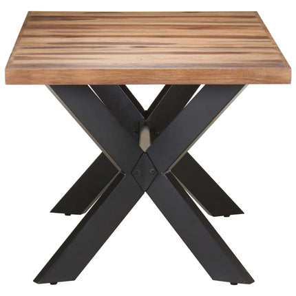 Matbord 180x90x75 cm massivt trä med honungsfinish