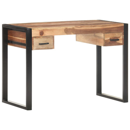 Skrivbord 110x50x76 cm massivt trä
