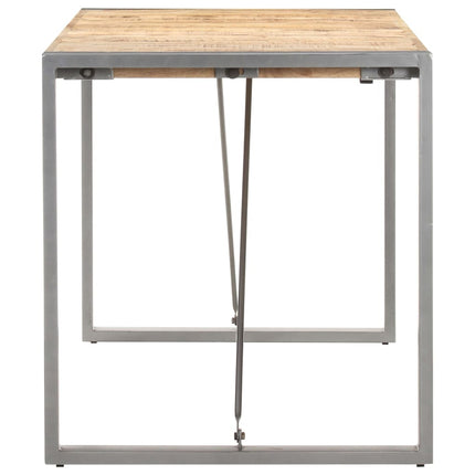 Matbord 140x70x75 cm massivt grovt mangoträ