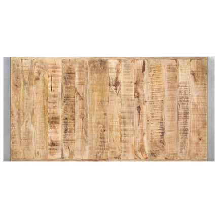 Matbord 140x70x75 cm massivt grovt mangoträ