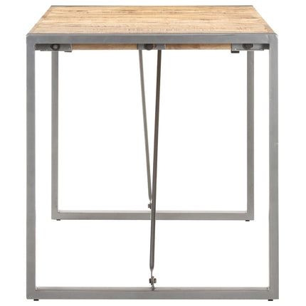 Matbord 160x80x75 cm massivt grovt mangoträ