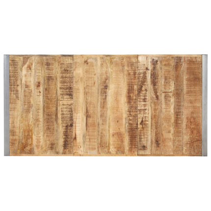 Matbord 180x90x75 cm massivt grovt mangoträ