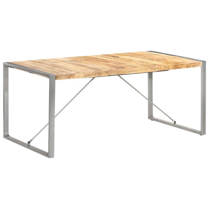 Matbord 180x90x75 cm massivt grovt mangoträ