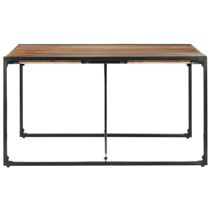 Matbord 140x140x75 cm massivt trä