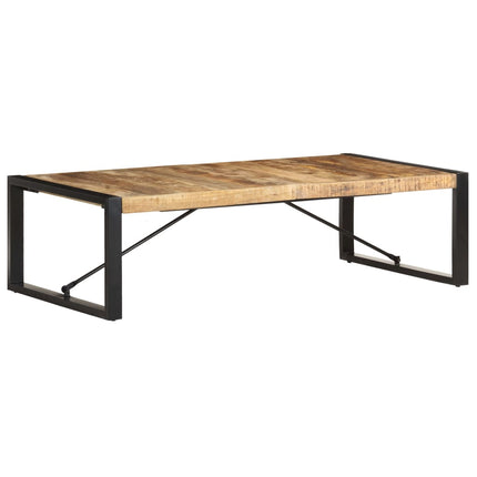 Soffbord 140x70x40 cm grovt mangoträ