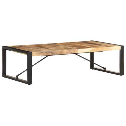 Soffbord 140x70x40 cm grovt mangoträ