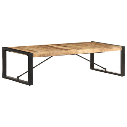 Soffbord 140x70x40 cm grovt mangoträ