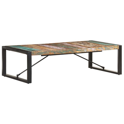 Soffbord 140x70x40 cm massivt återvunnet trä