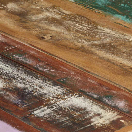 Soffbord 140x70x40 cm massivt återvunnet trä