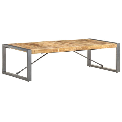 Soffbord 140x70x40 cm grovt mangoträ