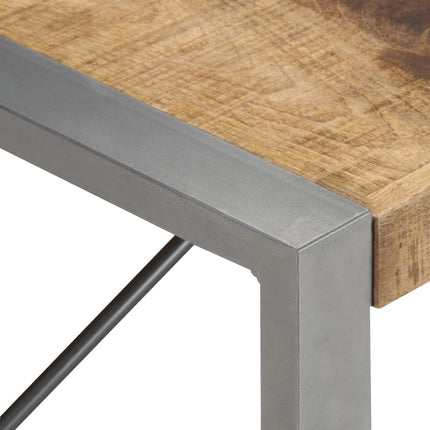 Soffbord 140x70x40 cm grovt mangoträ