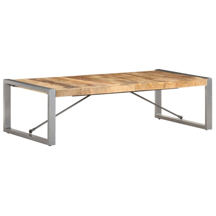 Soffbord 140x70x40 cm grovt mangoträ