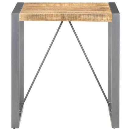 Matbord 70x70x75 cm massivt grovt mangoträ